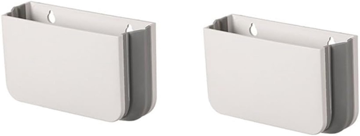 Magnetische pennenhouder 2 stuks - witte magnetische penhouder - sterk magnetisch - ideaal voor whiteboard en koelkast - ShopVlot