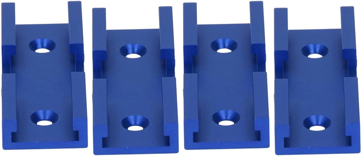 T-rail 80 mm - universele T-rail voor hout - aluminium legering - soepel glijden bij installatie - ShopVlot