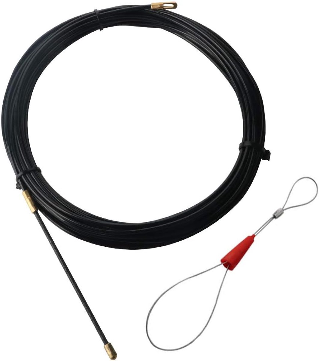 Nylon Draadtrekker 10m met Flexibele Gidskop en Afneembare Trekogen