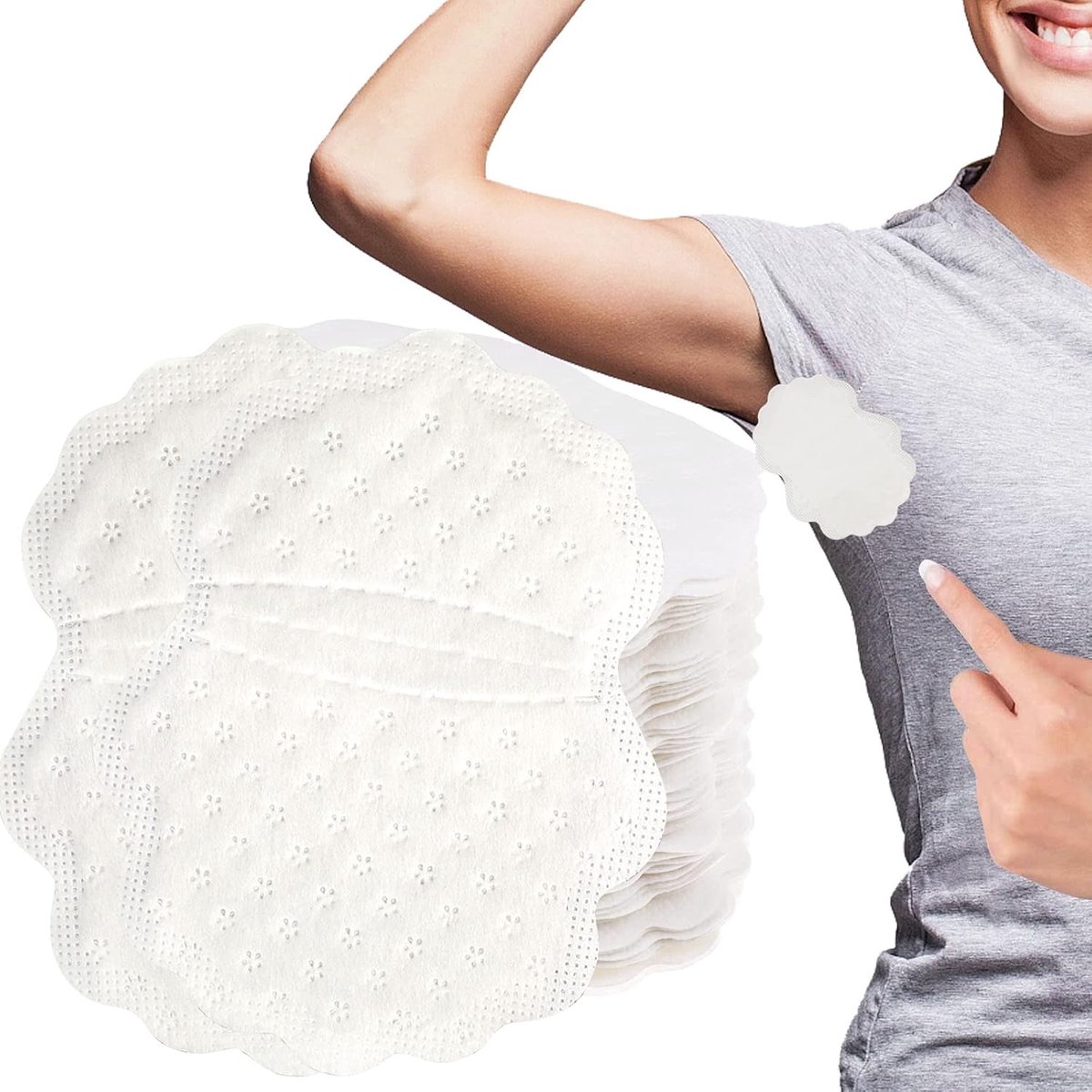 Onderarm pads 60 stuks - Ademend materiaal - Zweet- en geurabsorberend - Houdt kleding droog - ShopVlot