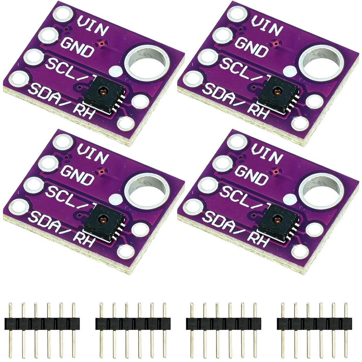 Temperatuur- en vochtigheidssensor SHT31-D - 4 stuks - hoge precisie - geschikt voor Arduino - ShopVlot