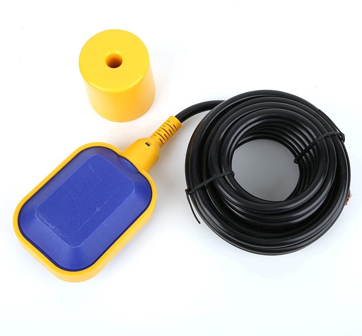 Vlotterschakelaar vloeistofniveausensor 6M kabel - stabiel ABS materiaal - betrouwbare water- en afvoerregeling - ShopVlot