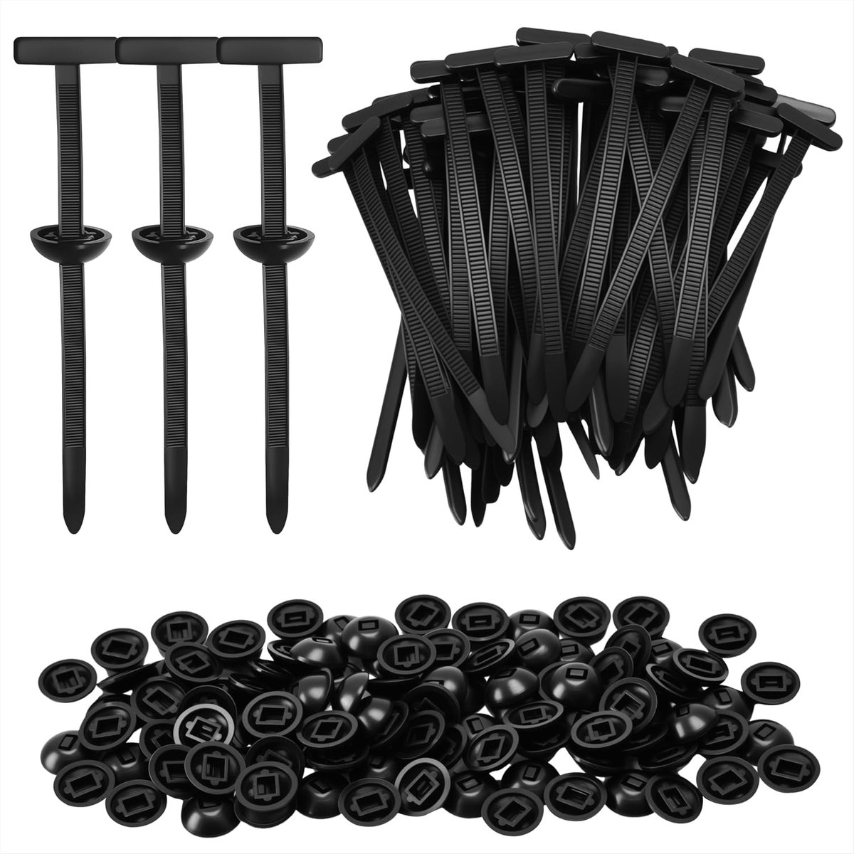 Kabelbinders 100 Stuks - Nylon Universeel - Duurzaam - Ideaal voor Autoreparaties - ShopVlot