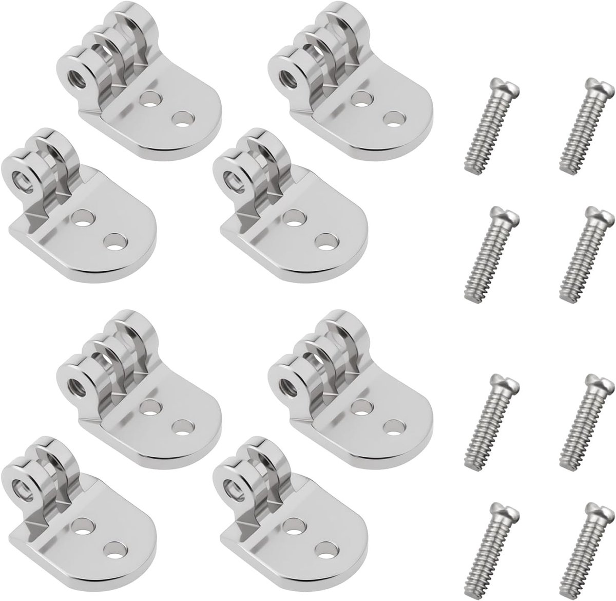 Glazen scharnier 6mm - 4 paar - voor zonnebrillen - zelf repareren eenvoudig - ShopVlot