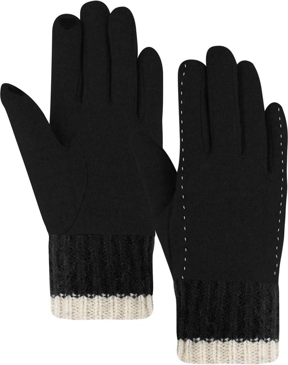 Winterhandschoenen - Fijne pasvorm - Warm en elastisch - Geschikt voor fietsen naar werk - ShopVlot