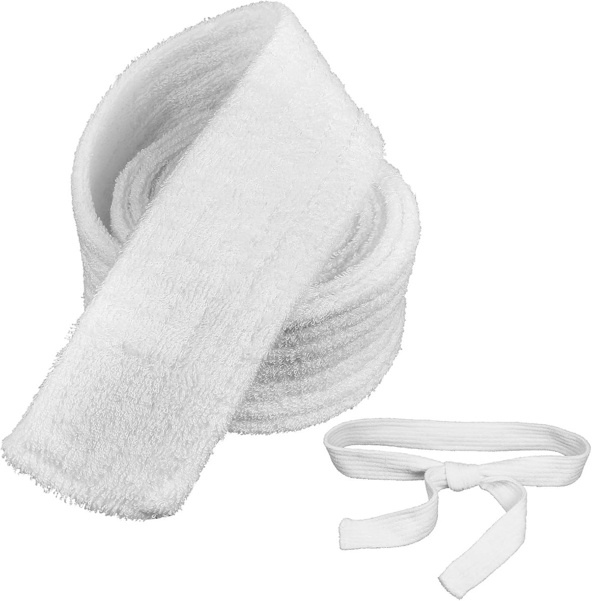 Vervangende Badjasriem voor Thuisgebruik, Unisex Badjasriem van Duurzaam Polyester, Geschikt voor Hotels, Wit, 40-76 cm