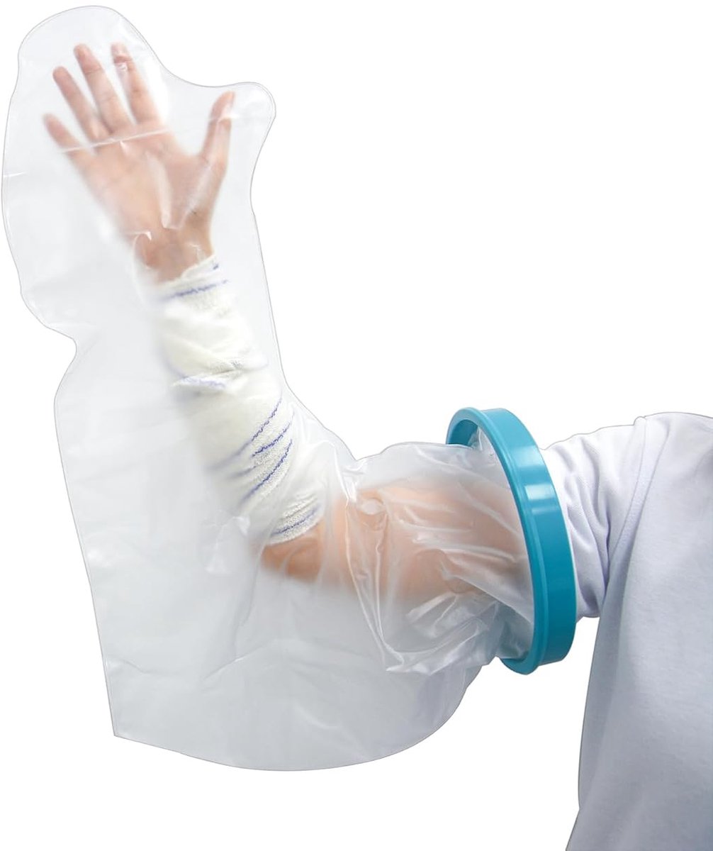 Gipsbescherming waterdicht - herbruikbaar - neopreen - comfortabel voor douche - ShopVlot