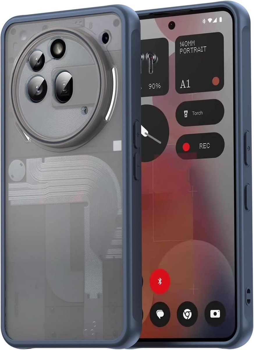 Case for Nothing Phone 3a Pro Case, Phone3aPro Translucent Cases Matte Slim Bumper Case with Military Protection - ShopVlot