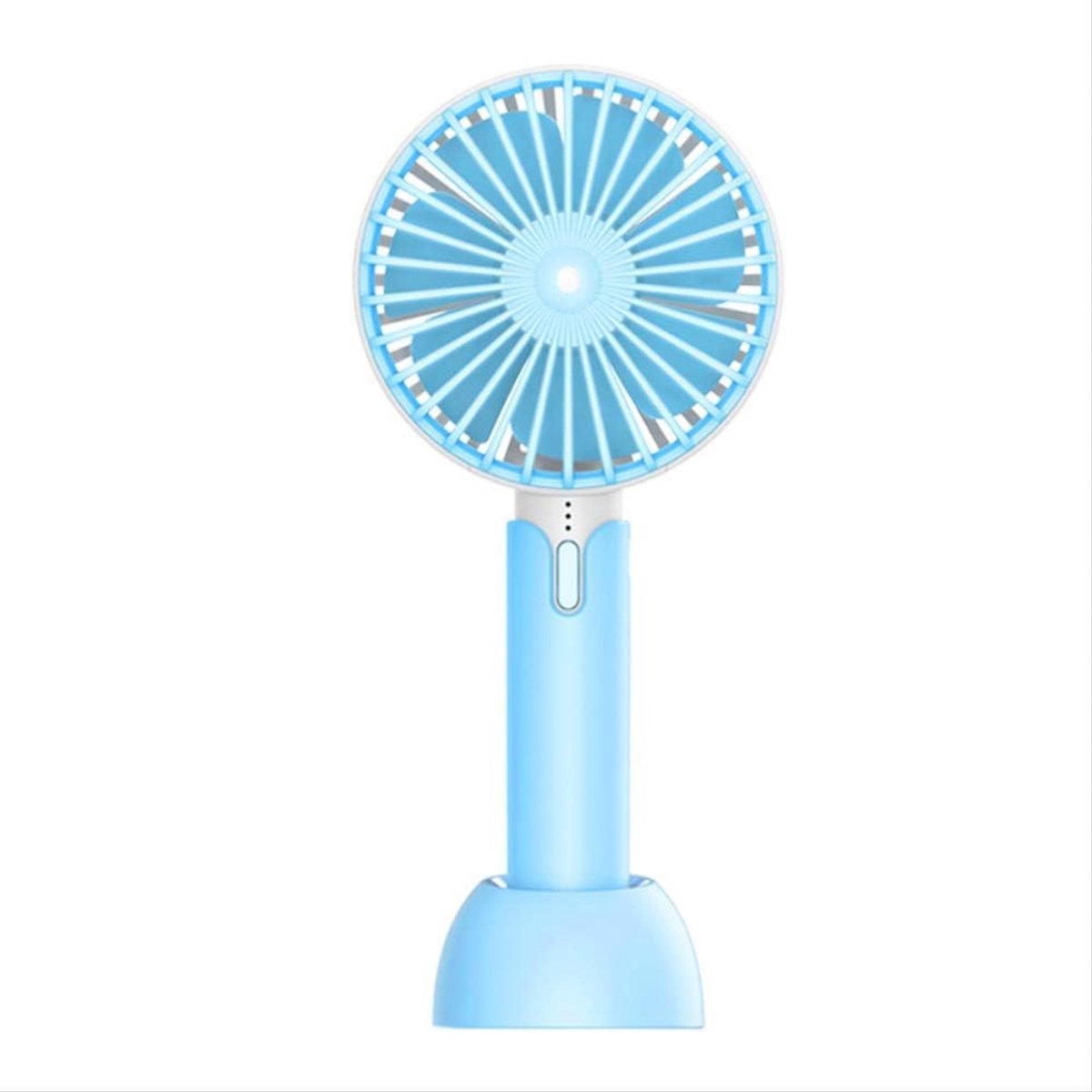 Mini Usb Charging Fan, Portable Handheld Fan Suitable For Travel And Home Product Size: 210*105*36mm blue - ShopVlot