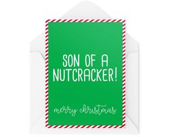 Grappige Kerstkaarten - Zoon Van Een Notenkraker Kaart - Voor Haar Hem Nieuwigheid Elf Film Will Ferrell Joke Banter - ShopVlot