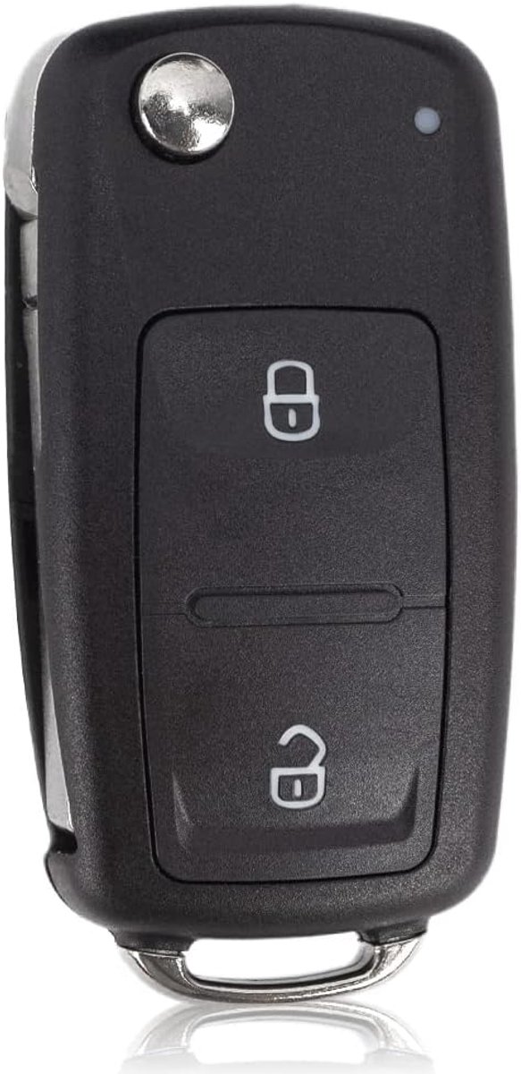 Key Remote Control Housing 2 Keys Car Key Radio Key Compatible with Volkswagen MK6 VW Golf Polo Tiguan Passat Seat - ShopVlot