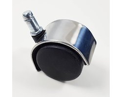 Vivol Office chair casters - set 5 pieces (chrome) - ShopVlot