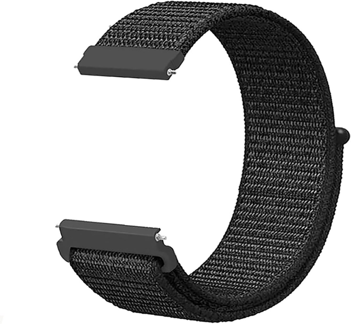 Nylon Replacement Strap, Replacement Watch Band 22mm, Fabric Nylon Watch Straps with Quick Release Elastic Breathable - ShopVlot