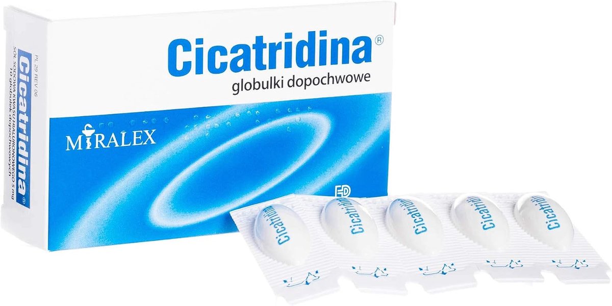 CICATRIDINA 10 Vaginal OVULES Suppositories GLOBULES - ShopVlot