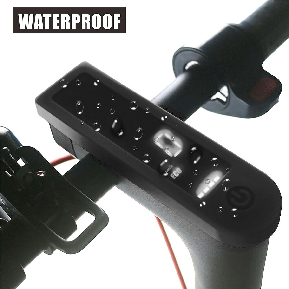 Scooter Dashboard Silicone Cover Waterproof Transparent Screen Cover Compatible with Xiaomi 1S M365 Pro, ESA 5000 - ShopVlot