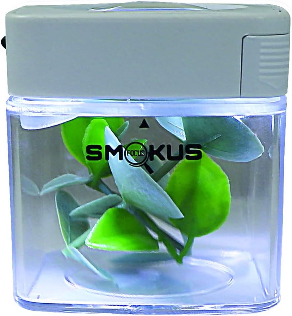 Comet Storage Jar - Magnifying Glass - LED Lighting - Stash Jar - White - ShopVlot
