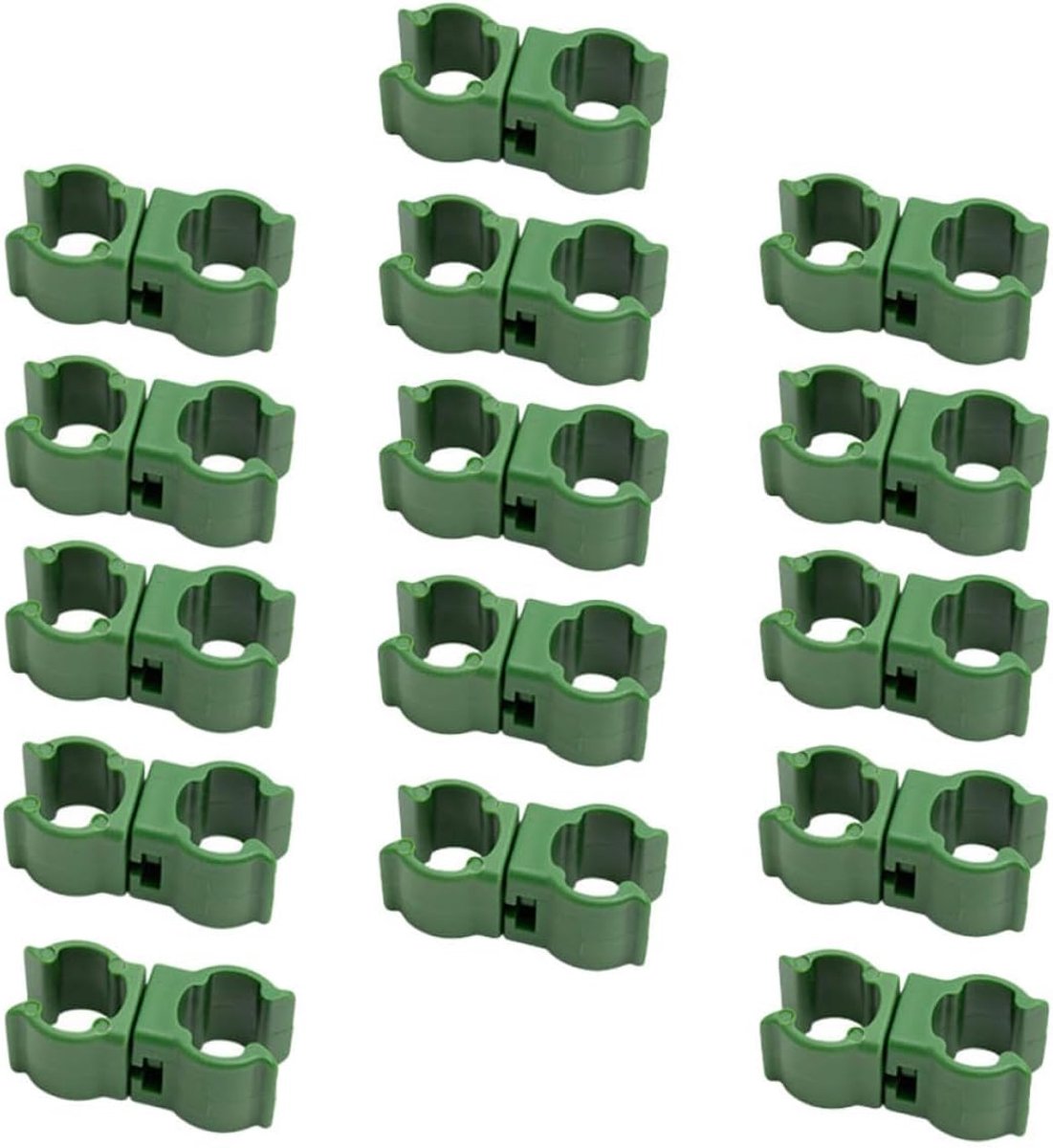 50 stuks plantensteunclips, plantenstaaf draaiverbinders - 360 graden rotatie, robuust en betrouwbaar, eenvoudig aan - ShopVlot