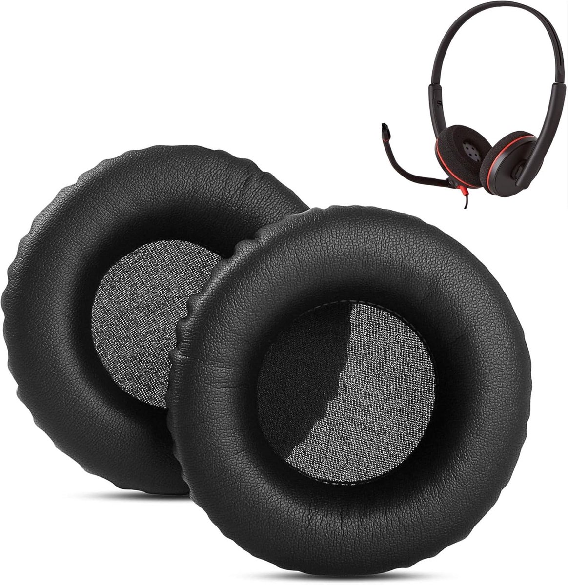 Ear Pads Compatible with Plantronics Blackwire C3220 C3210 C3215 C3225 Headsets Ear Pads Replacement with Softer - ShopVlot