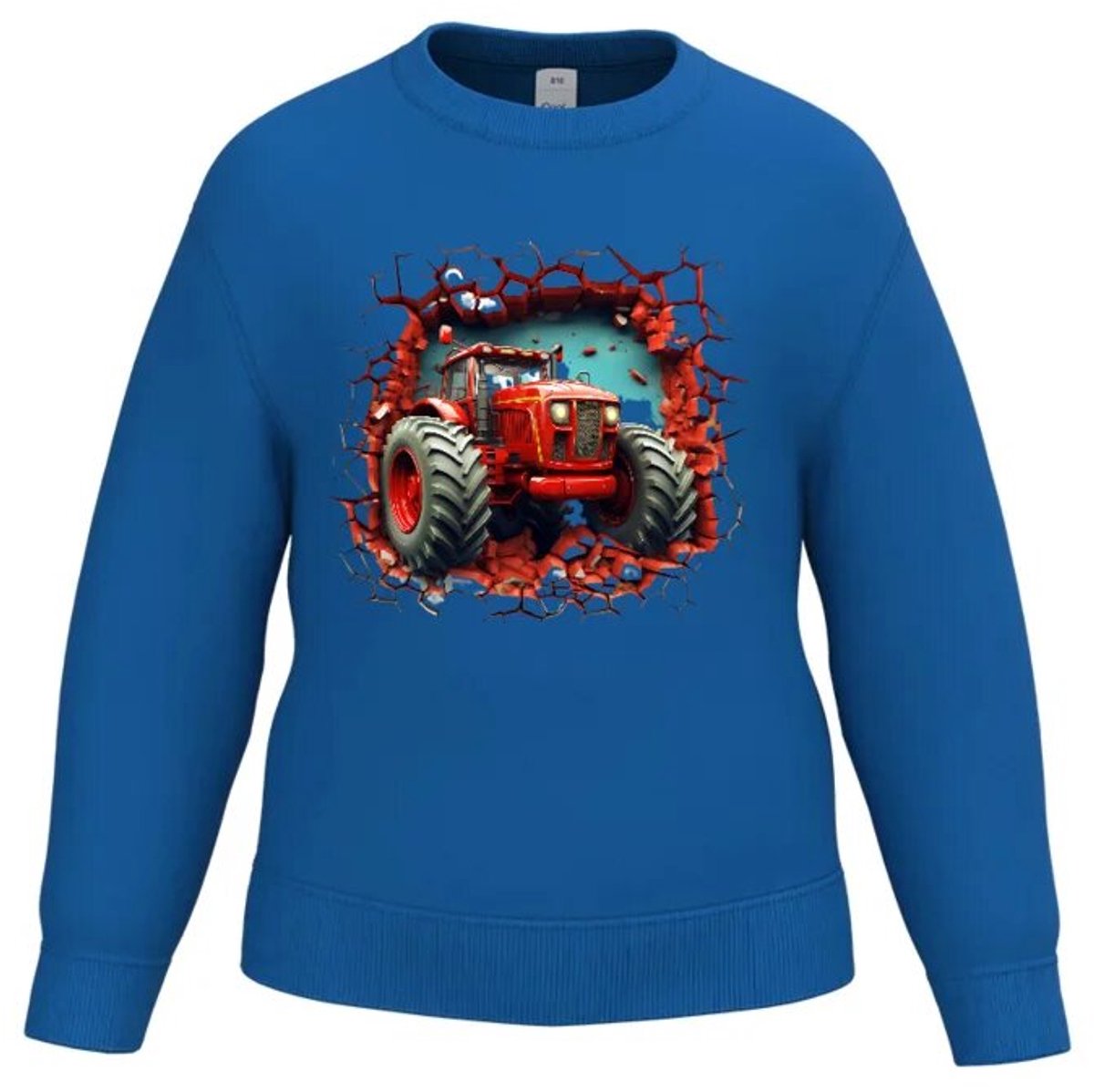 Trekker trui kind blauw - Blauw - 110/116