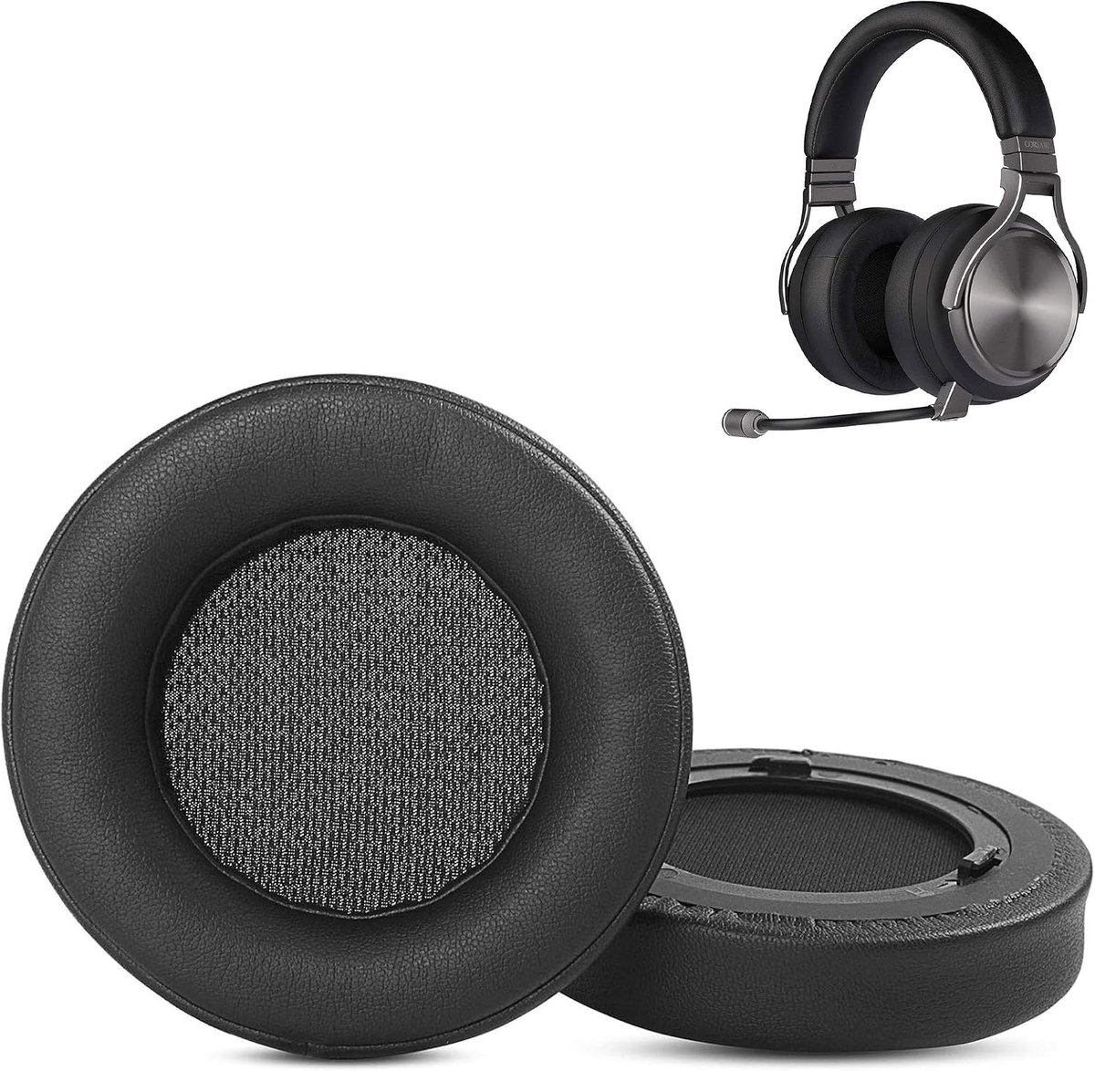 ear pads compatible with Corsair Virtuoso RGB Wireless SE (High Fidelity 7.1) gaming headset: Replacement ear pads - ShopVlot