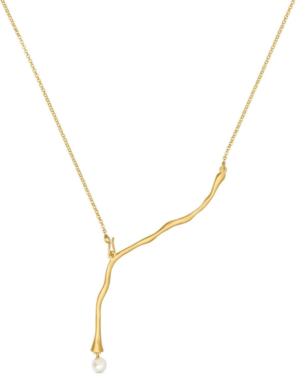 JOI D'ART ECLAT GOLDENE NECKLACE - Entworfen von Joidart - Eclat-Kollektion - 24K vergoldetes Metall - Murano-Glas - ShopVlot