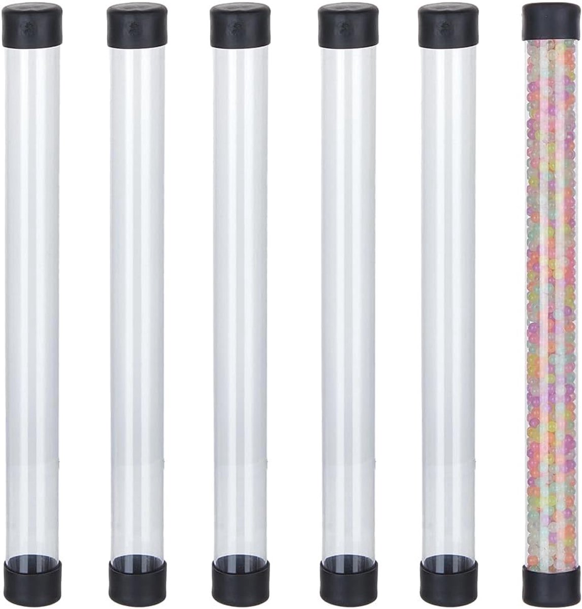 Kralenopbergbuizen 22,3 CM - Transparant pvc-houder - Met deksel - Ideaal voor het organiseren - ShopVlot
