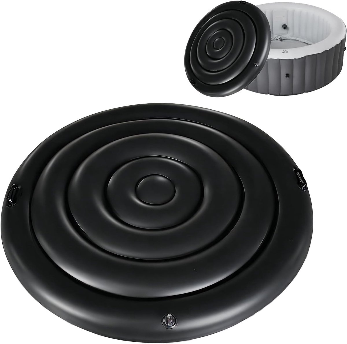 Whirlpool Cover 138 cm - Ronde Opblaasbare Dekking - Warmte-isolatie - Bescherming voor Spa's - ShopVlot