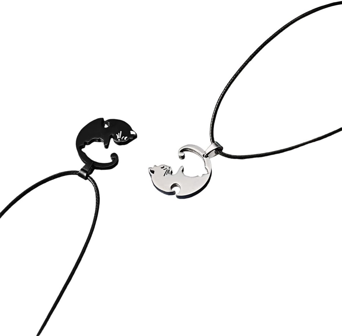 Dameshalskettingen kattenhangers - duurzaam materiaal - elegant design - perfect voor Valentijnsdag - ShopVlot