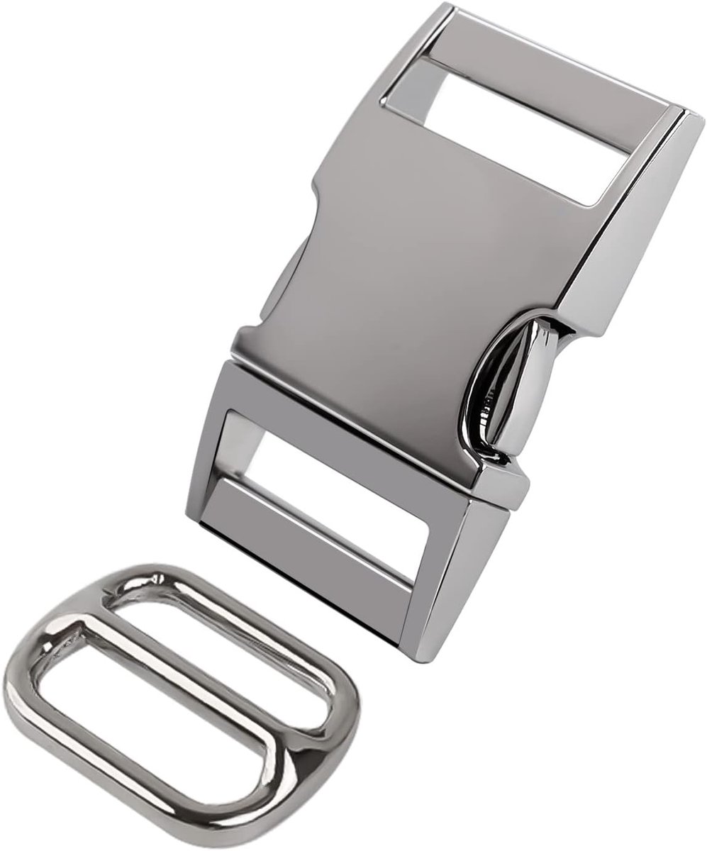 52 mm mortise clasp metal and 33 mm belt adjuster, metal buckles for straps and cords with an inner width of 24 mm - ShopVlot