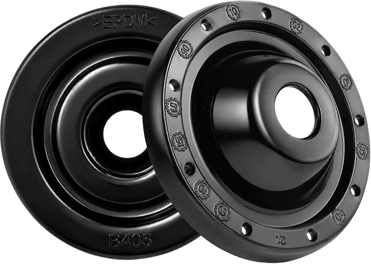 Veerschotels 2 stuks - Schokdemperonderleggers - Perfecte pasvorm voor Fiat en Lancia - Betrouwbare demping - ShopVlot