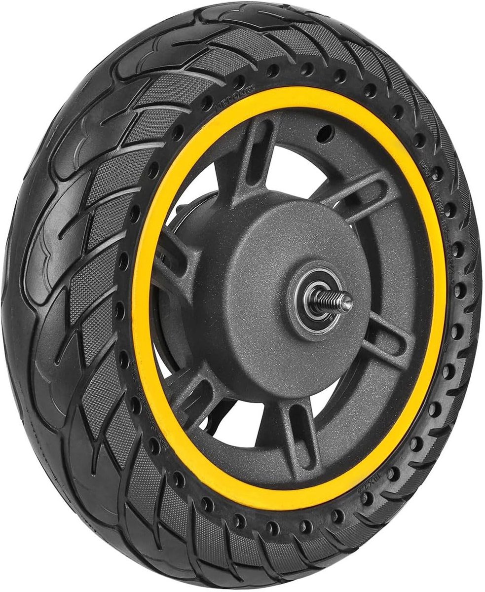Scooterwiel 10 inch - massieve rubberen banden - optimale grip - ideaal voor Segway Ninebot G30 Max - ShopVlot