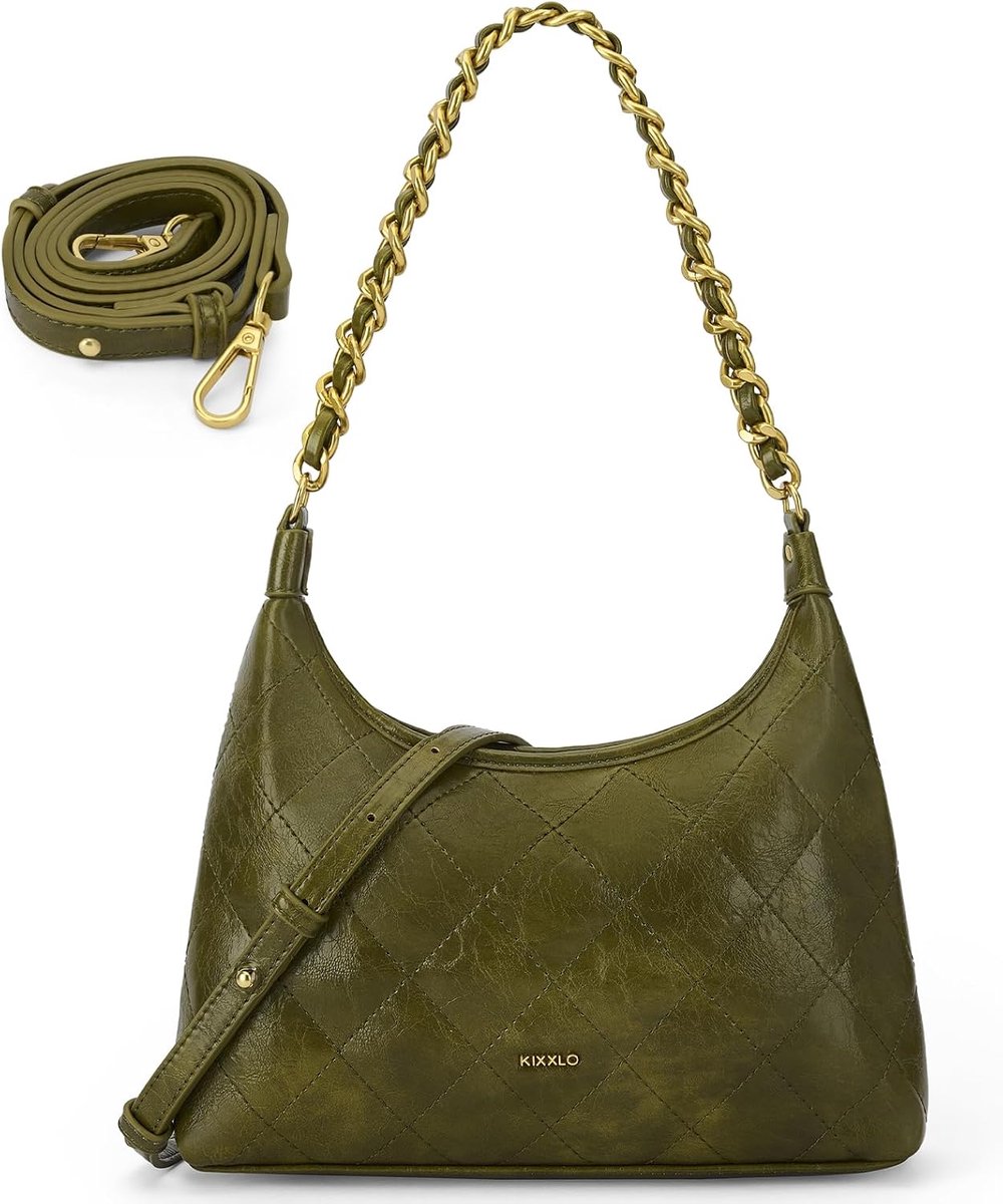 Schoudertas dames - mini hobo tas - retro PU leren handtas - ideaal voor uitgaan - ShopVlot