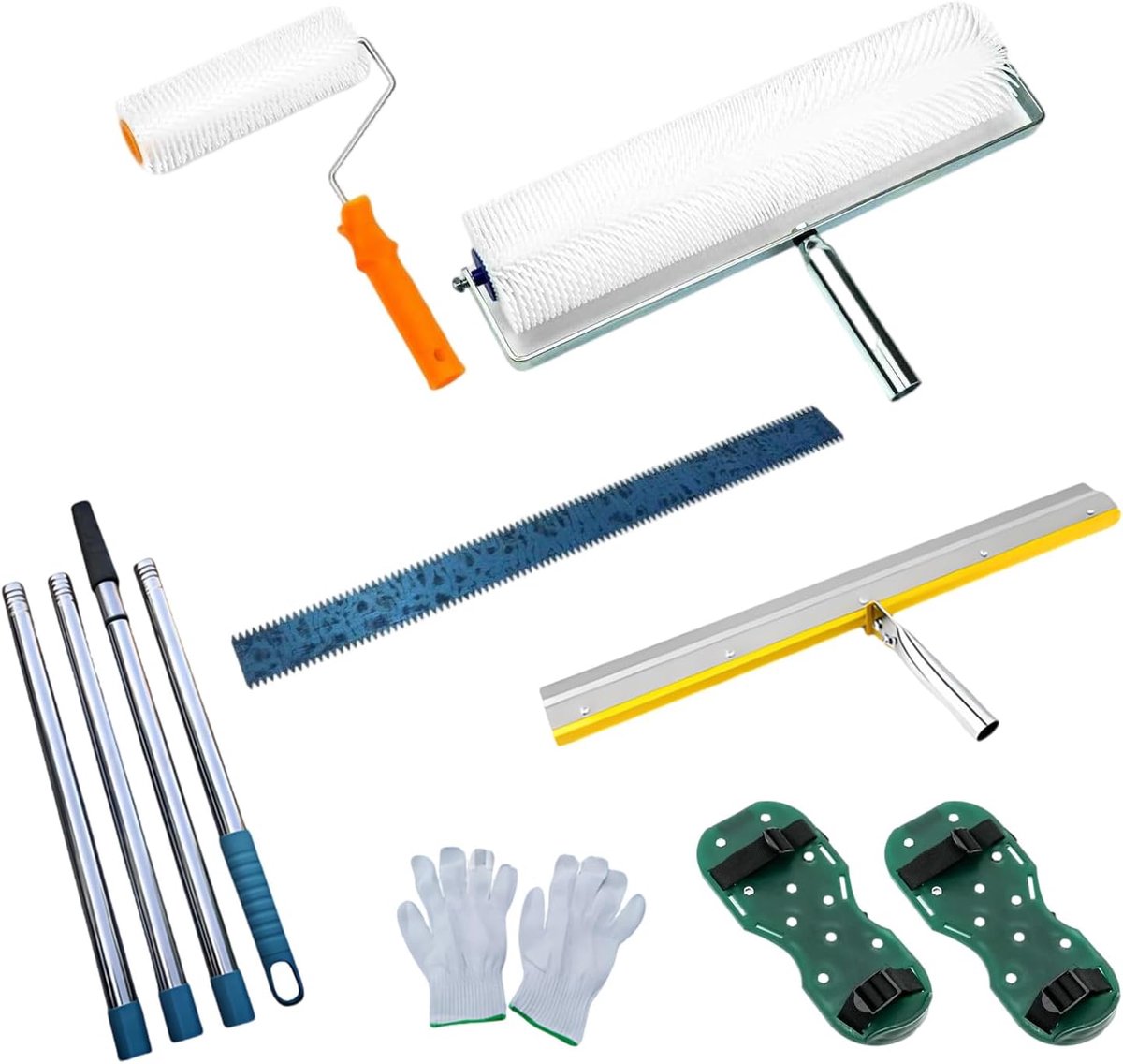 Vloercoating set 7-delig - Professionele coating kit - Inclusief luchtroller en telescopische steel - ShopVlot