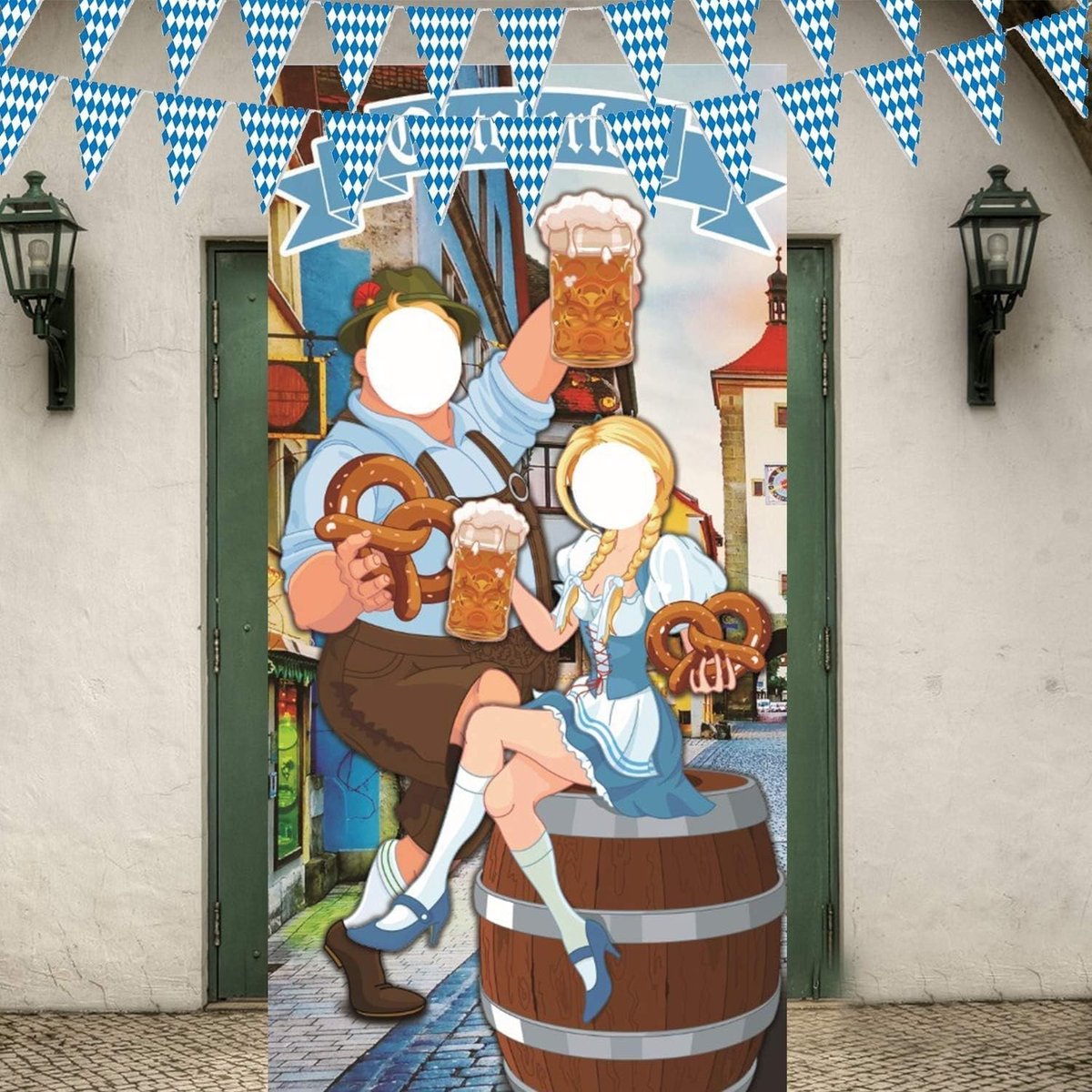 Solidchoice - Oktoberfest Vlaggetjesslinger Set voor Feestdecoratie