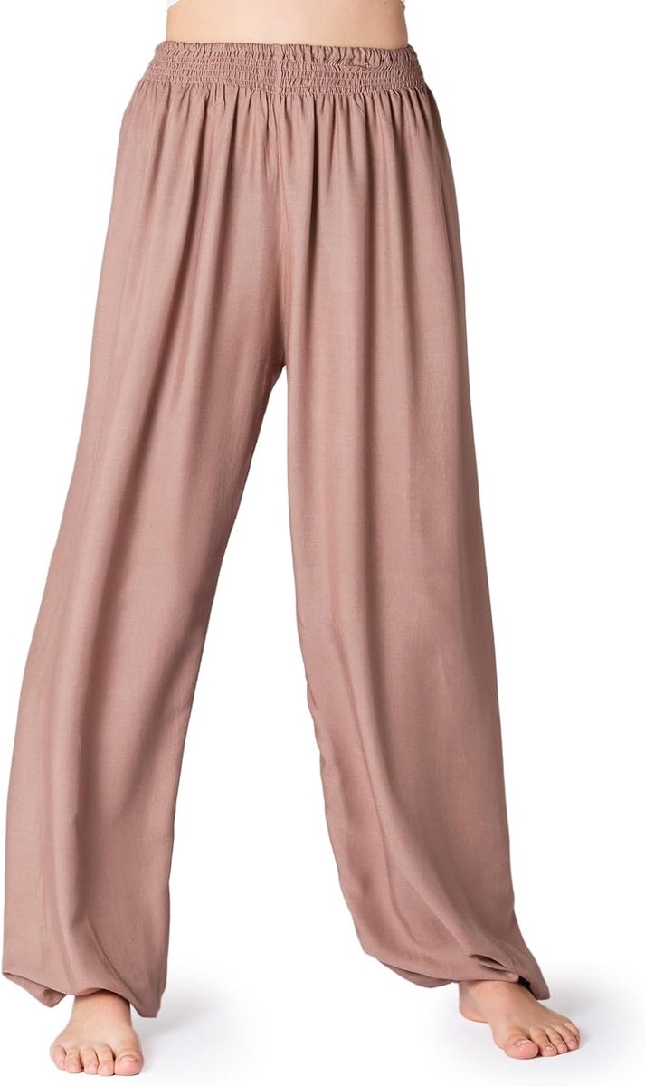 Harem pants unisex - 100% viscose - losse pasvorm - ideaal voor yoga en dagelijks gebruik - ShopVlot