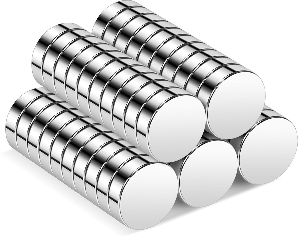 Magneten klein 10 x 3 mm - ronde neodymium magneten - sterk en roestbestendig - ideaal voor knutselen - ShopVlot