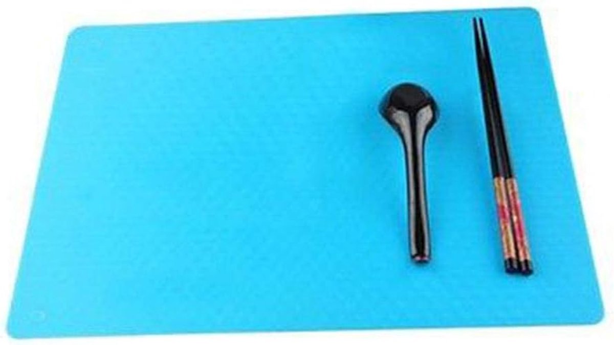 Bakmat silicone geel - hittebestendig - voor deeg en gebak - eenvoudig op te bergen - ShopVlot