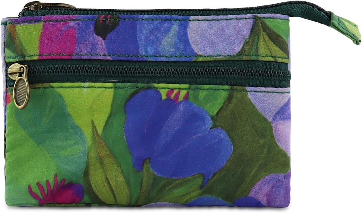 Small Cotton Purse for Women and Girls, Small Mini Purse with Zip, Coin Pocket for Change, Card, Receipt, Coins - ShopVlot