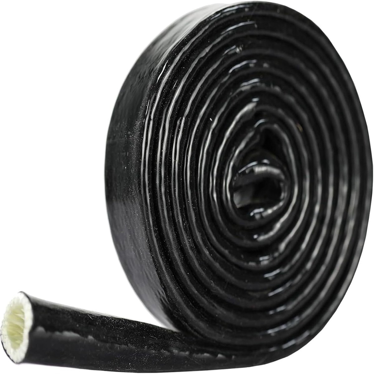 Exhaust hose 12mm, Silicone housing, exhaust hose for power generator, heat protection hose, fiberglass sleeving - ShopVlot