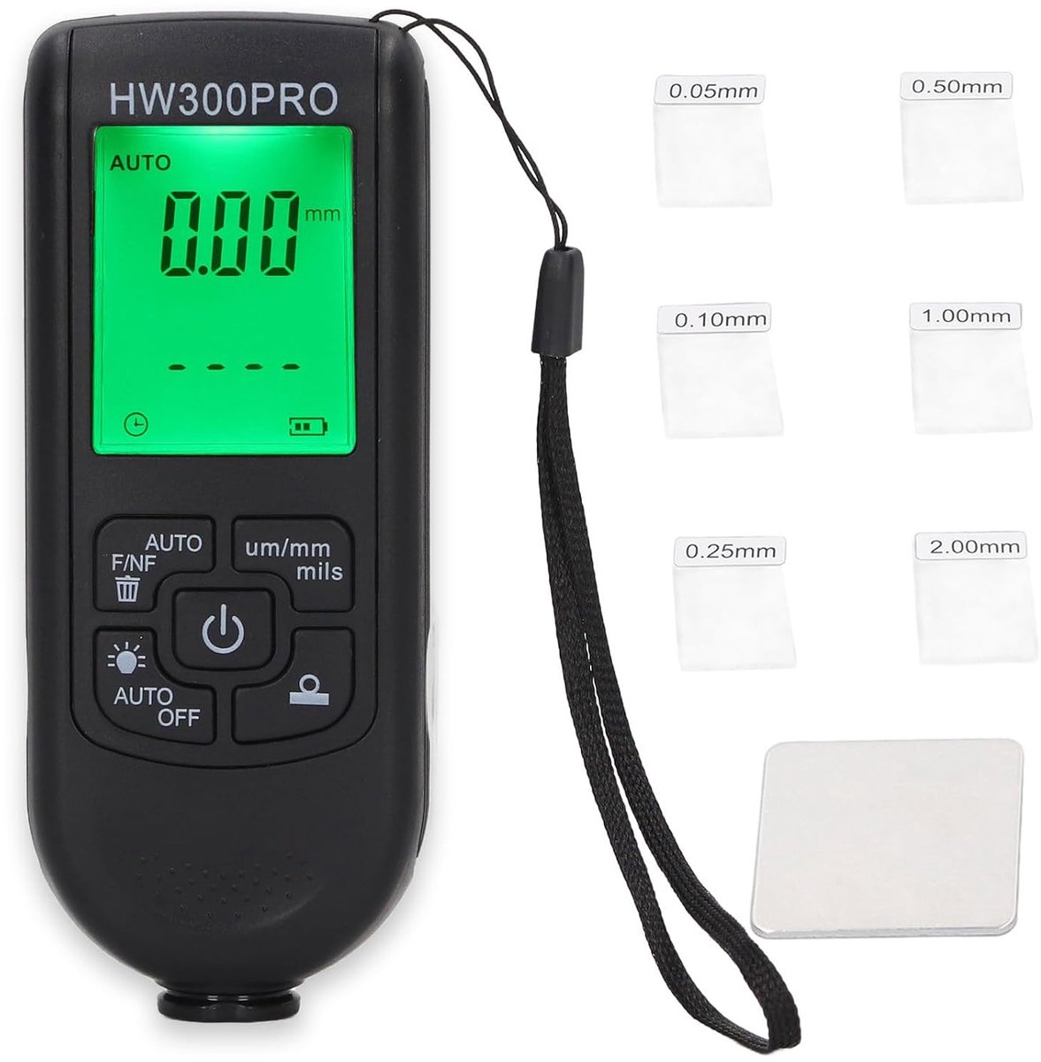 Digital Paint Thickness Gauge ABS Portable with Auto Shutdown, Non-Destructive Measuring Tool for Metal, Steel - ShopVlot