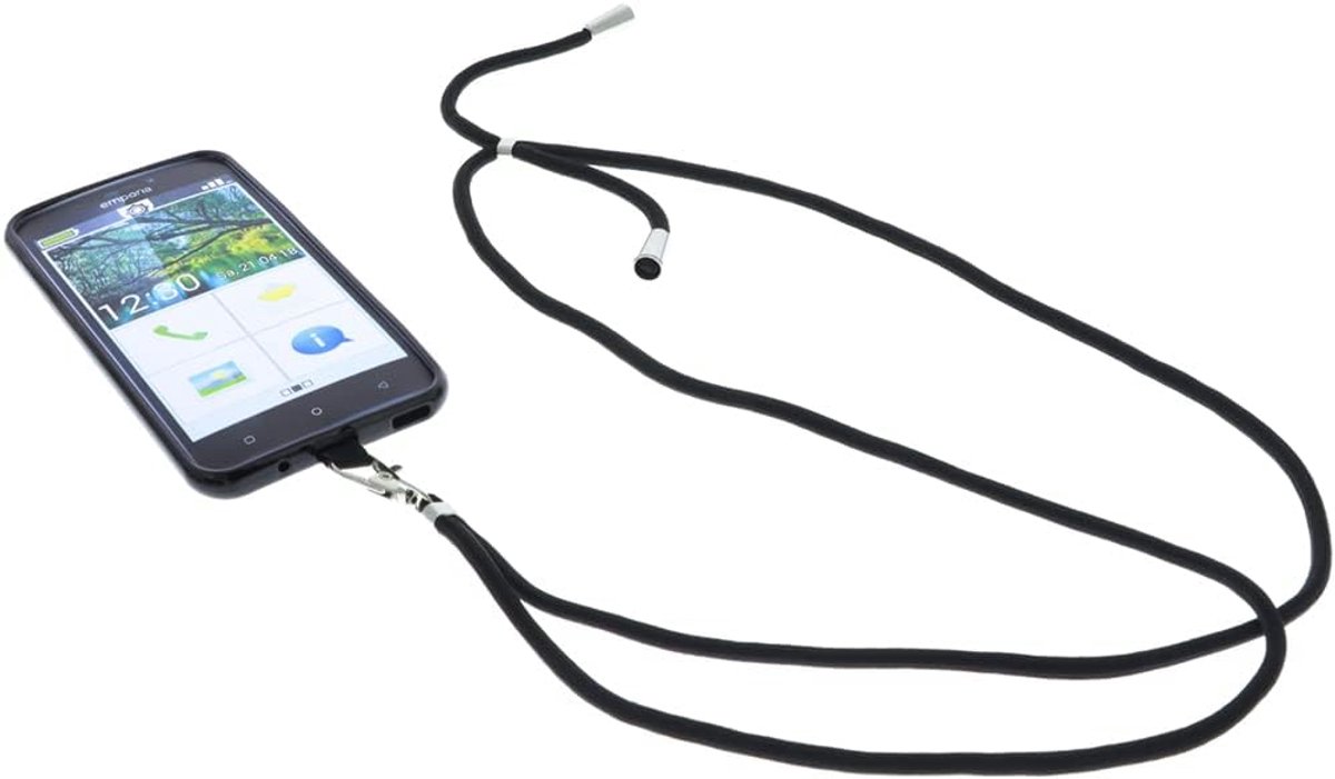 Cover Compatible with Emporia Smart 3 Shoulder Bag TPU Protective Cover Bag Chain Black - ShopVlot