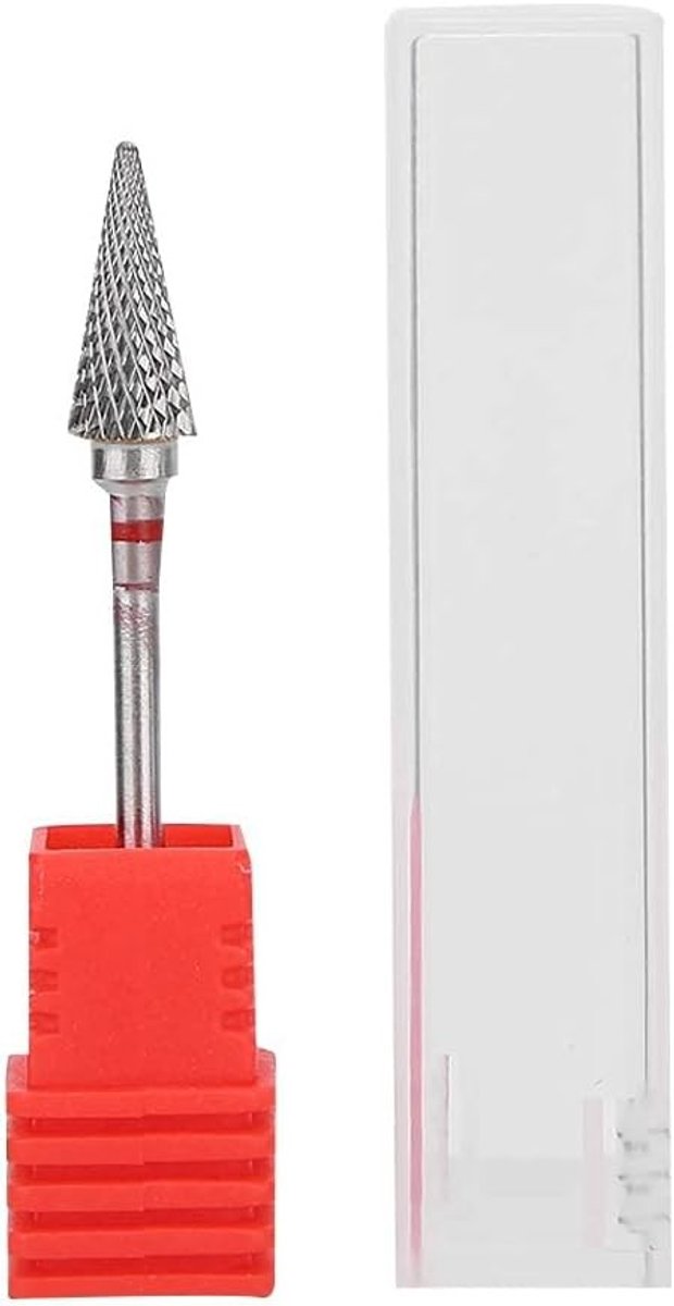 Professionele Nagelschuurbits - Rood Label - Ultralicht - Keramisch Opzetstuk voor Nagelboor - Voor Nagelverzorging