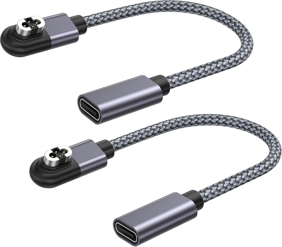 RUXELY usb c to shokz headphone cable charger - AfterShokz 4-pins oplader, type C magnetische korte kabel voor Shockz - ShopVlot