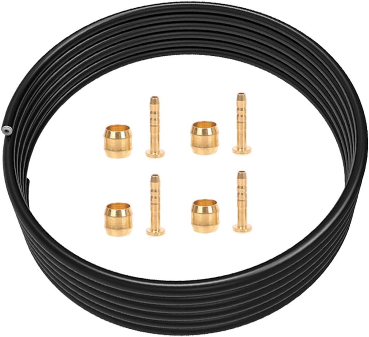 Hydraulic Brake Hose Set for Bikes with Connections Compatible with MTB Bicycle Brake BH59 with 4 Bicycle Brake Solid - ShopVlot