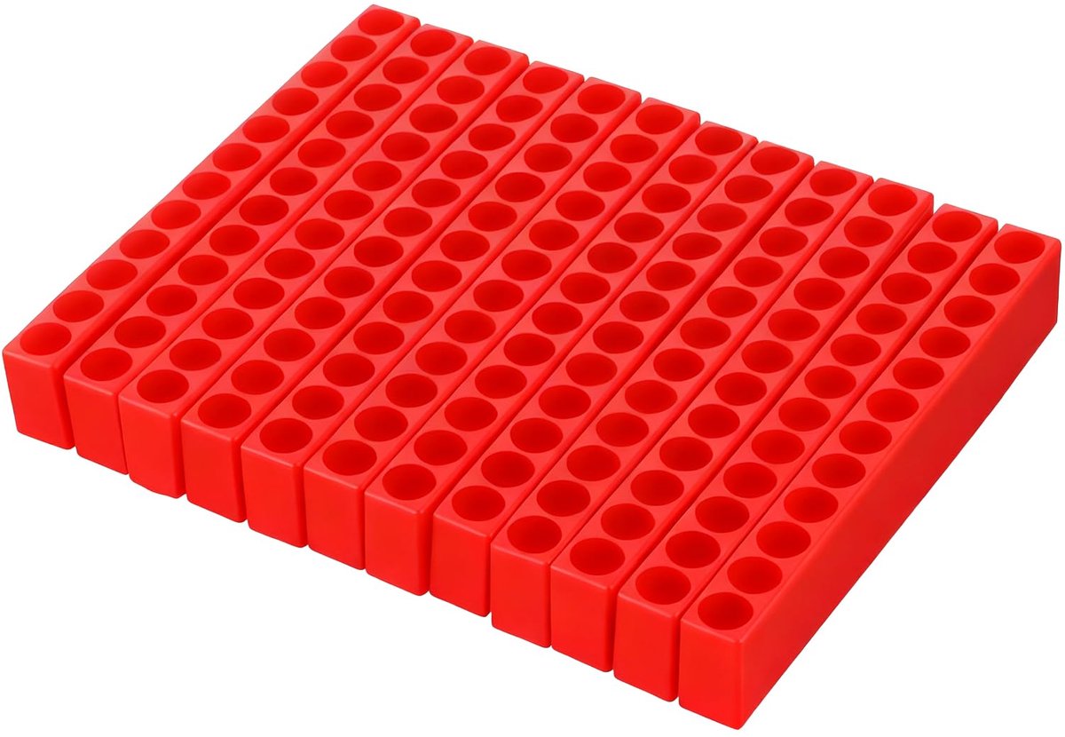 Bit Organizer 12 Delig - Kunststof Bit Houder met 12 Gaten - Opbergbox voor 1/4 Inch Zeskant Schroevendraaierbits - Gereedschap Organizer voor Werkplaats en Garage