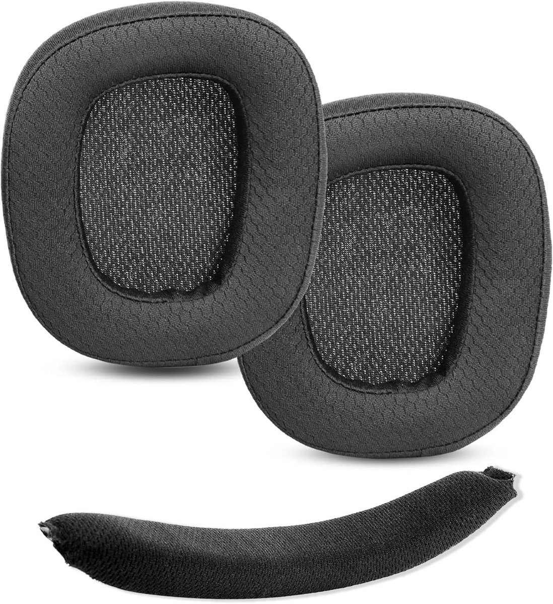 Ear Pads and Headband Compatible with Logitech G533 Artemis Headphones Headsets Ear Pads Replacement Pad (Breathable - ShopVlot