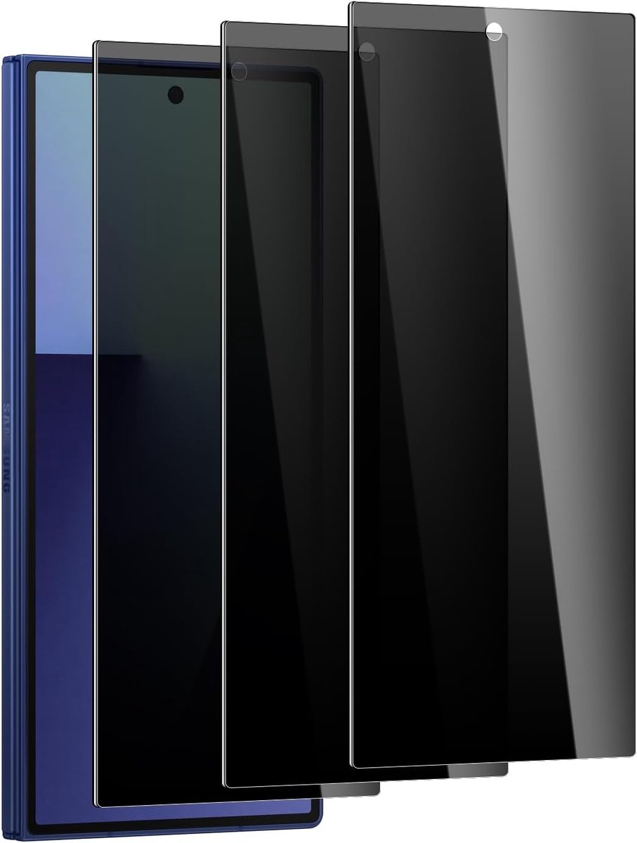 Anti-Spy Tempered Glass Screen Protector Voor Samsung Galaxy Z Fold 7, 3 Stuks, 9H Hardheid, Anti-Spy Bescherming - ShopVlot