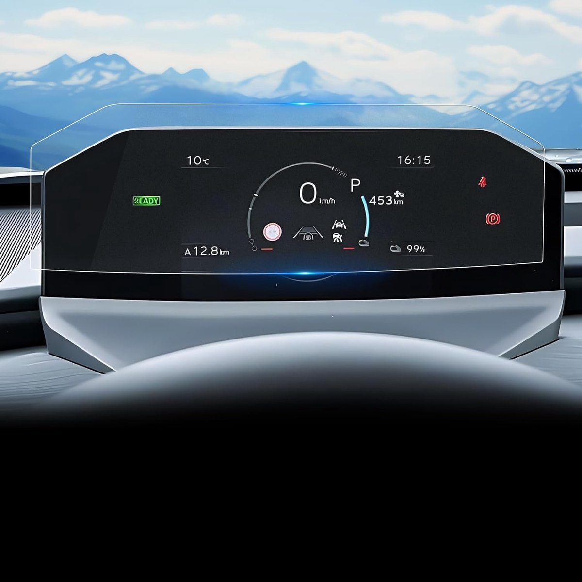 7 inch digitale cockpit beschermfolie voor Toyota CHR/bZ4X/bZ 2026, gehard glas, anti-verblindingsvrije displayfolie - ShopVlot