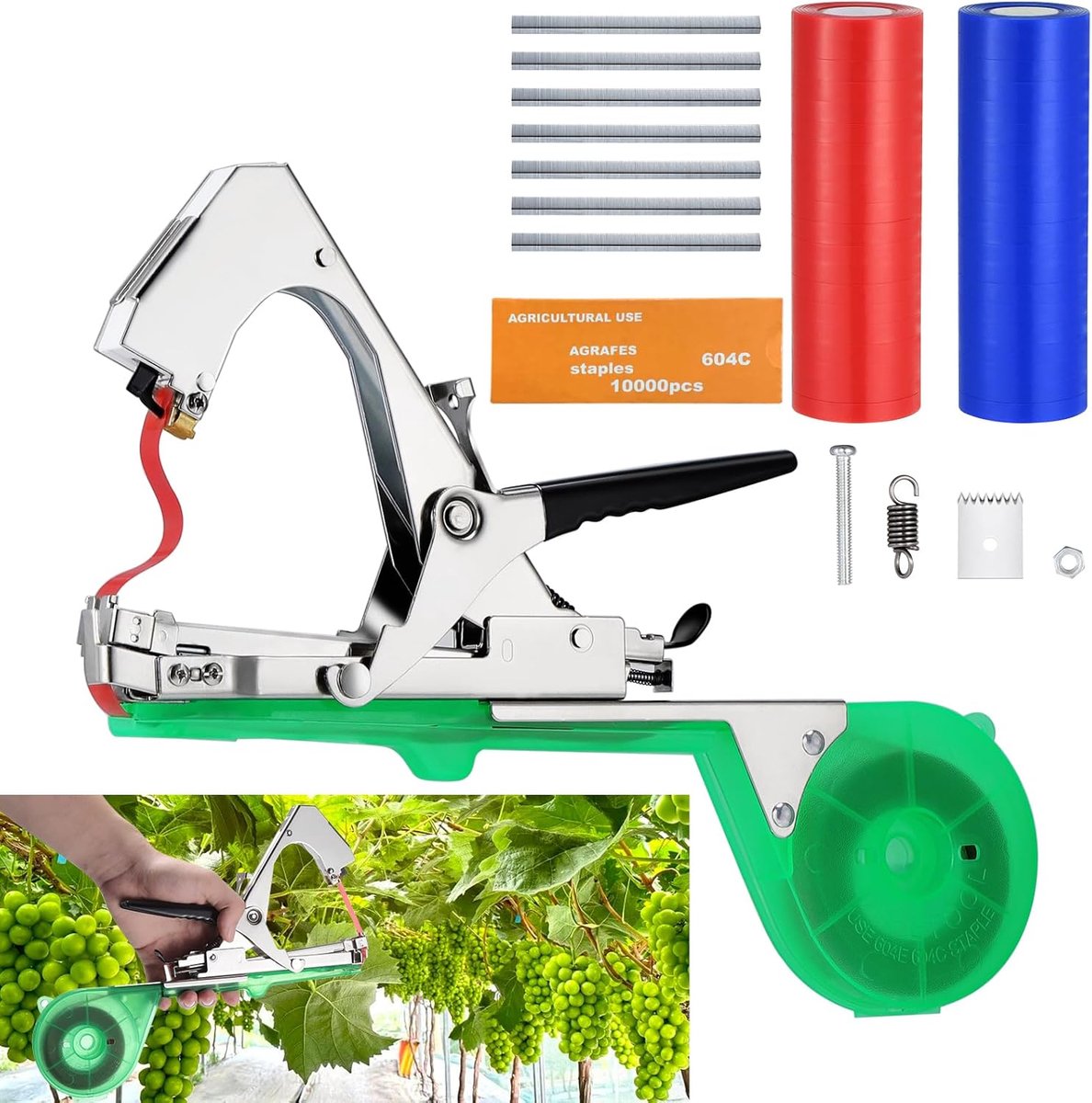 Plant Tying Pliers, Plant Tying Machine, Agriculture Garden, Plant Binding Machine Ribbon Tongs Wallpaper Hand Tying - ShopVlot