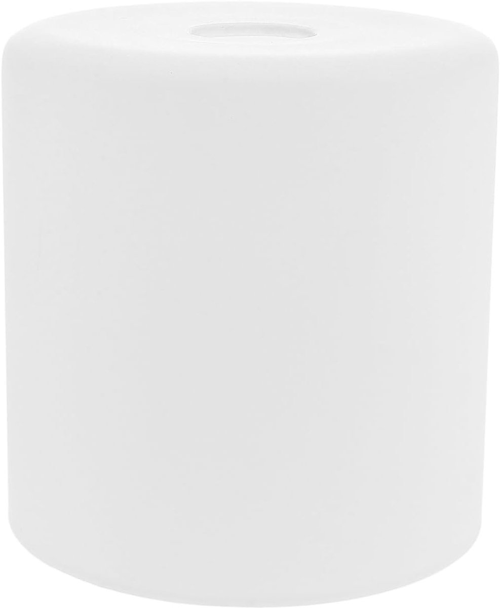 Glazen cilinder lampenkap mat wit onbreekbaar voor E27 fitting hanglamp wandlamp eetkamer vervanging - ShopVlot